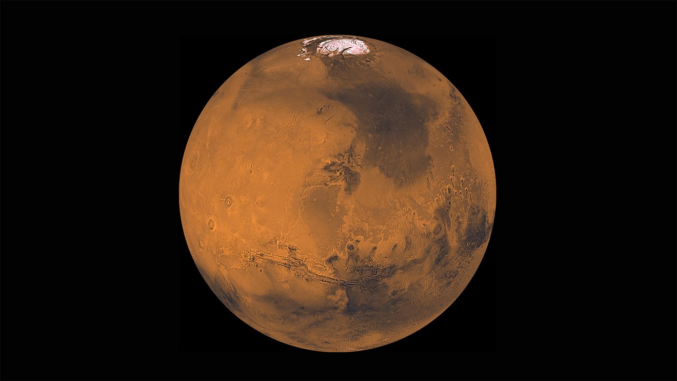picture of Mars from orbit